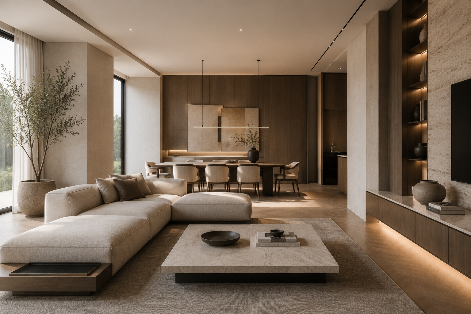 Minimalist Lüks İç Mekanlar - HAN-T