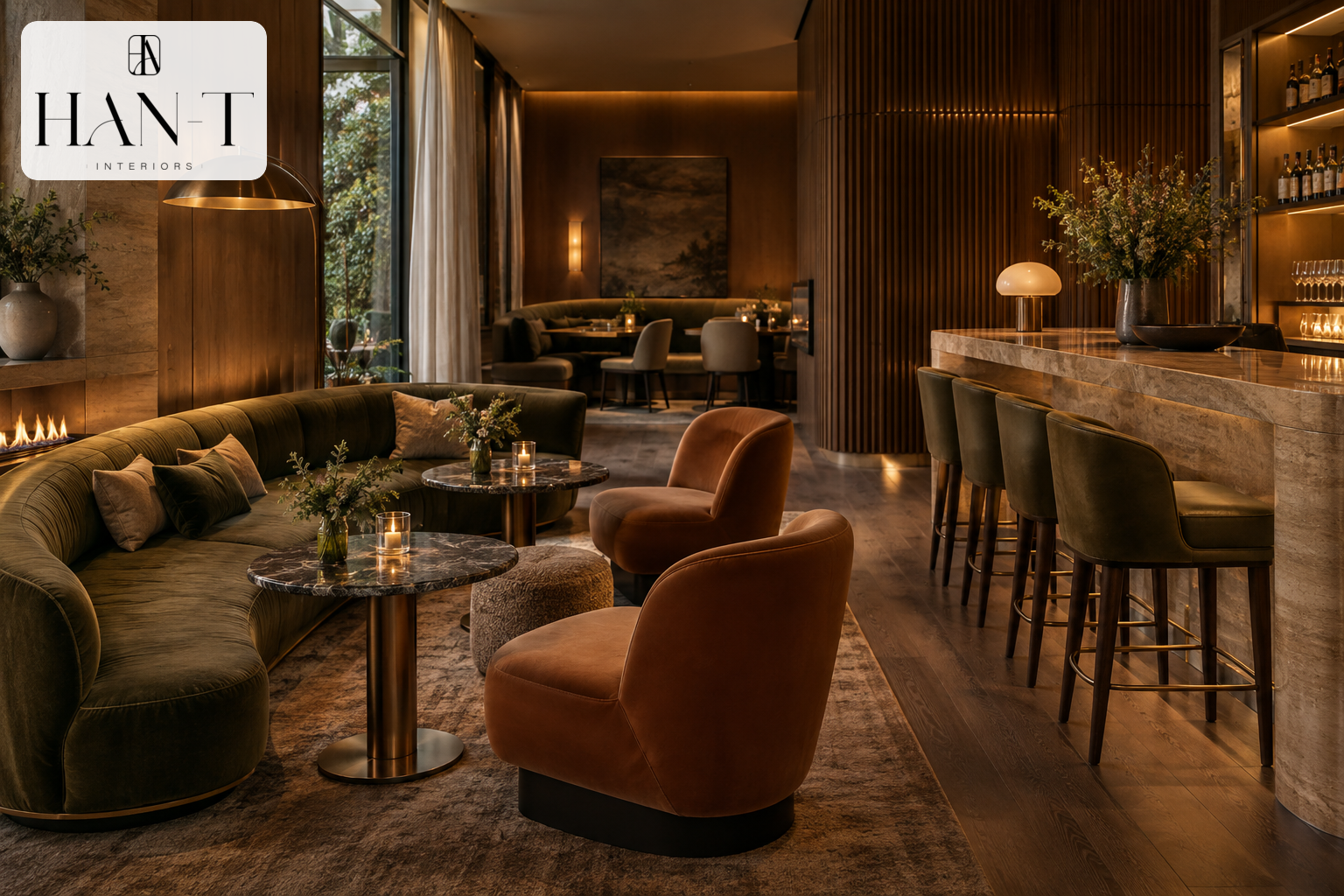 Hospitality luxury combines identity, comfort, circulation and operational performance.