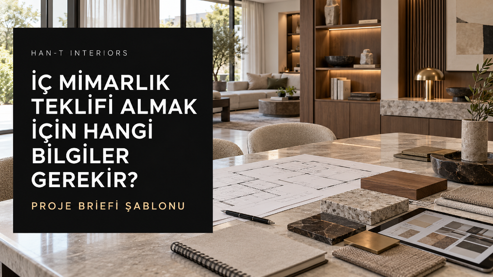 iç mimarlık teklifi
