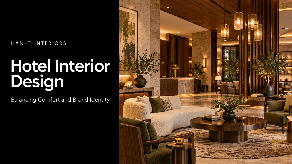 hotel interior design and brand identity