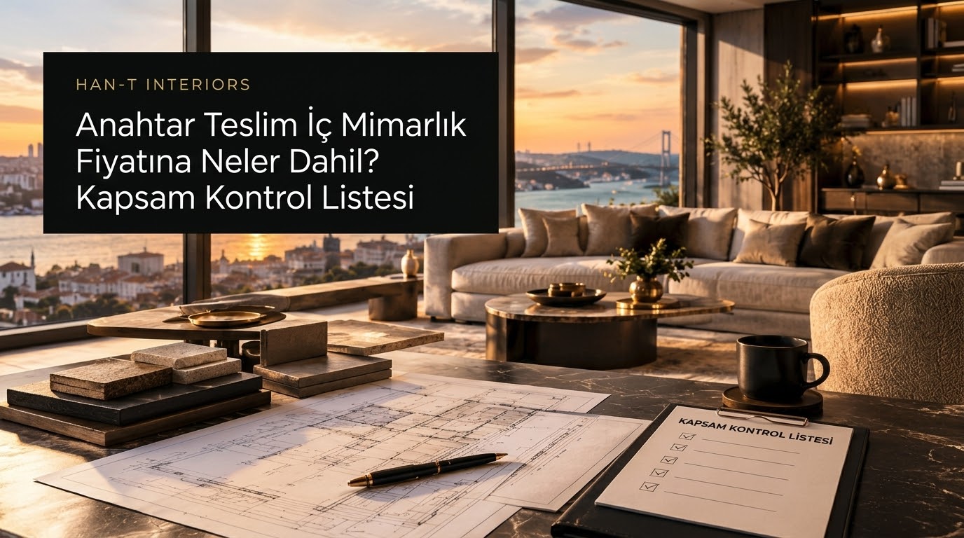 iç mimarlık kapsam kontrol listesi